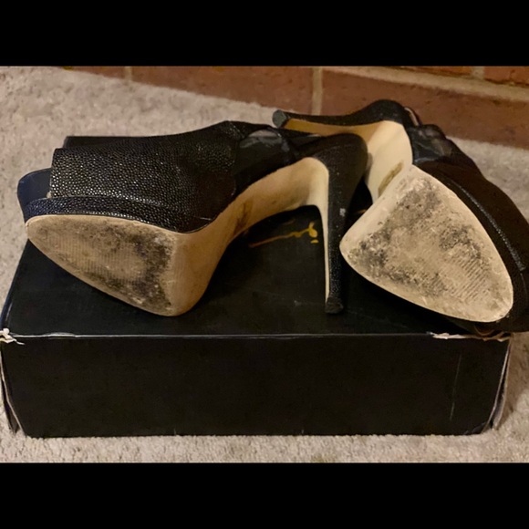 Colin Stuart Black platform sandals - Picture 5 of 6